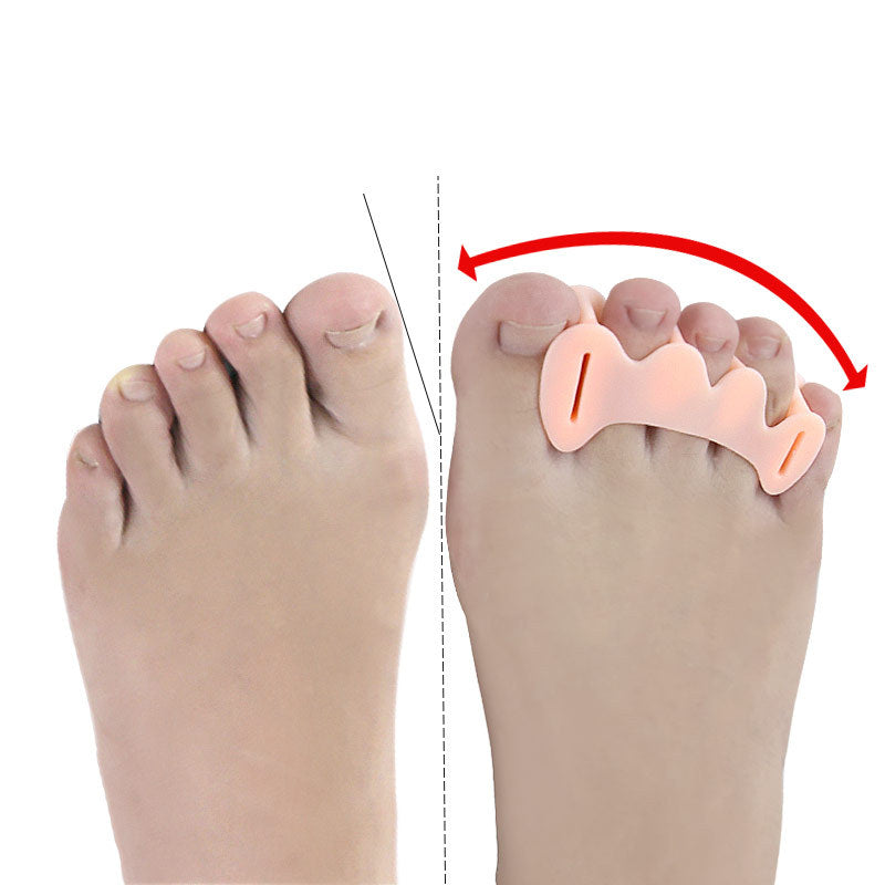 Three-hole Silicone Hallux Valgus Toe Separator Brace